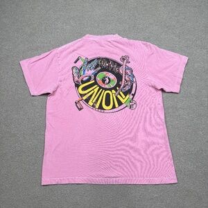 Union LA Graphic T Shirt Men's Size 2 / M Medium Pink Short Sleeve Streetwear